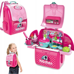 ست اسباب بازی آشپزخانه کوله پشتی kitchen Set 2 in 1_اسباب بازی